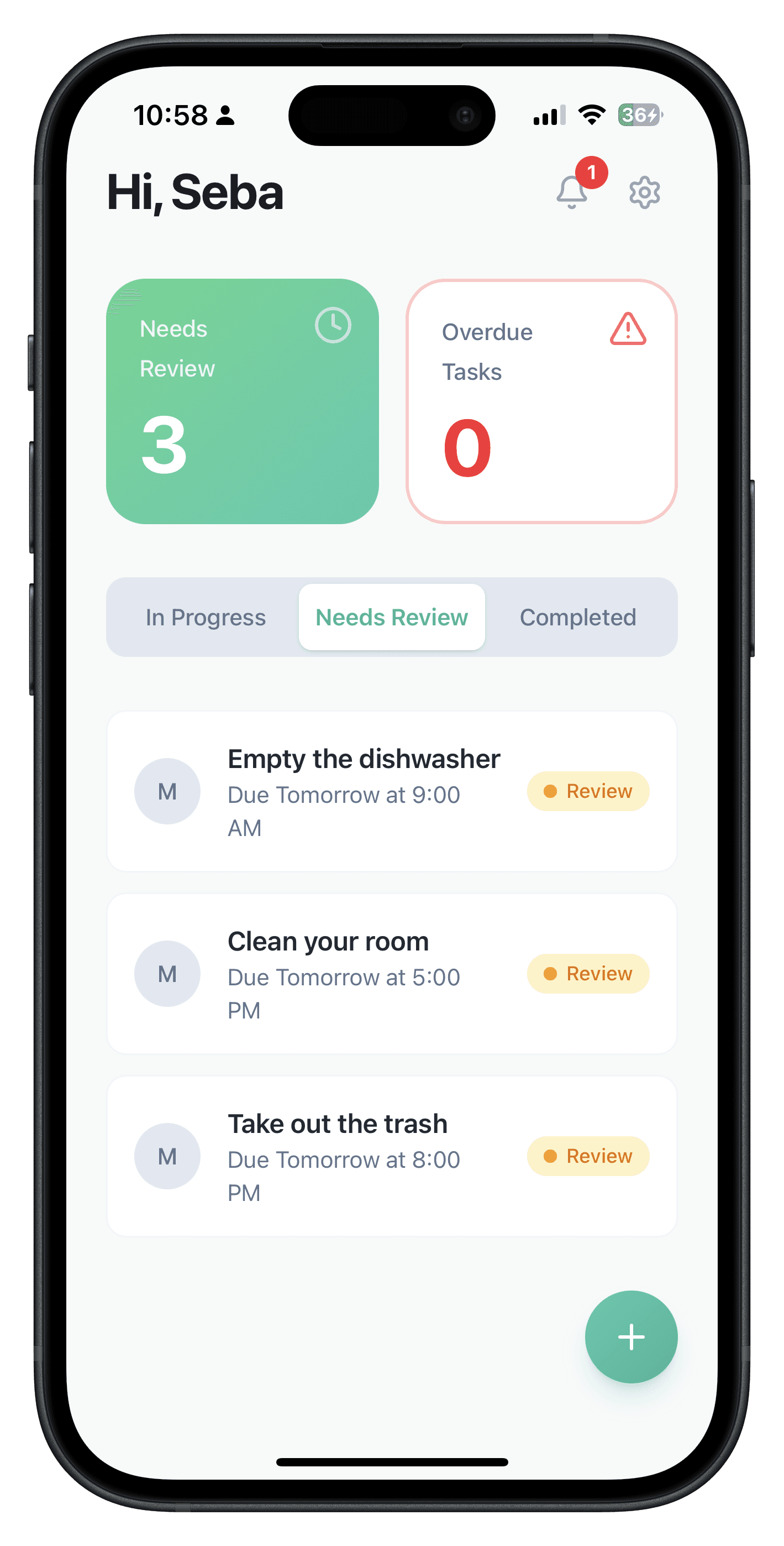 taskr Screen Time controls — choose apps, categories, and exceptions per task